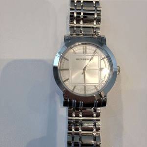 Used Steel Burberry Watch